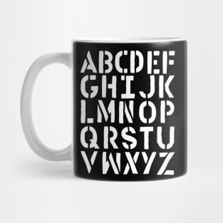 ABC alphabet Mug